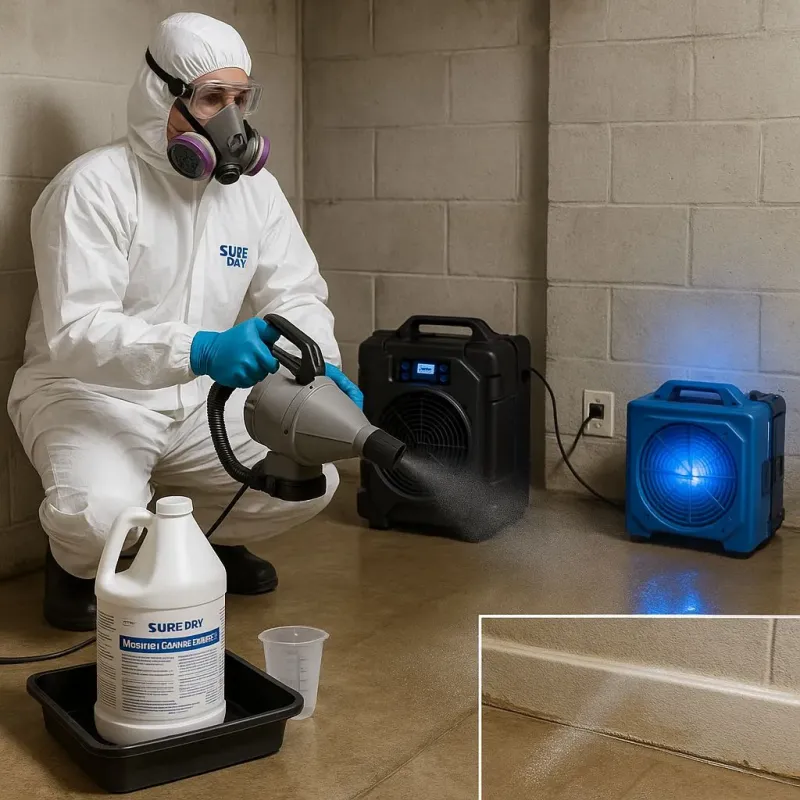 Sanitization and Odor Removal process in Clearwater, SC