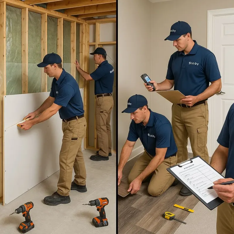 Repairs and Reconstruction process in Clearwater, SC